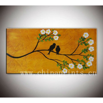 Attracted Abstract Diy Birds Oil Painting for Sales